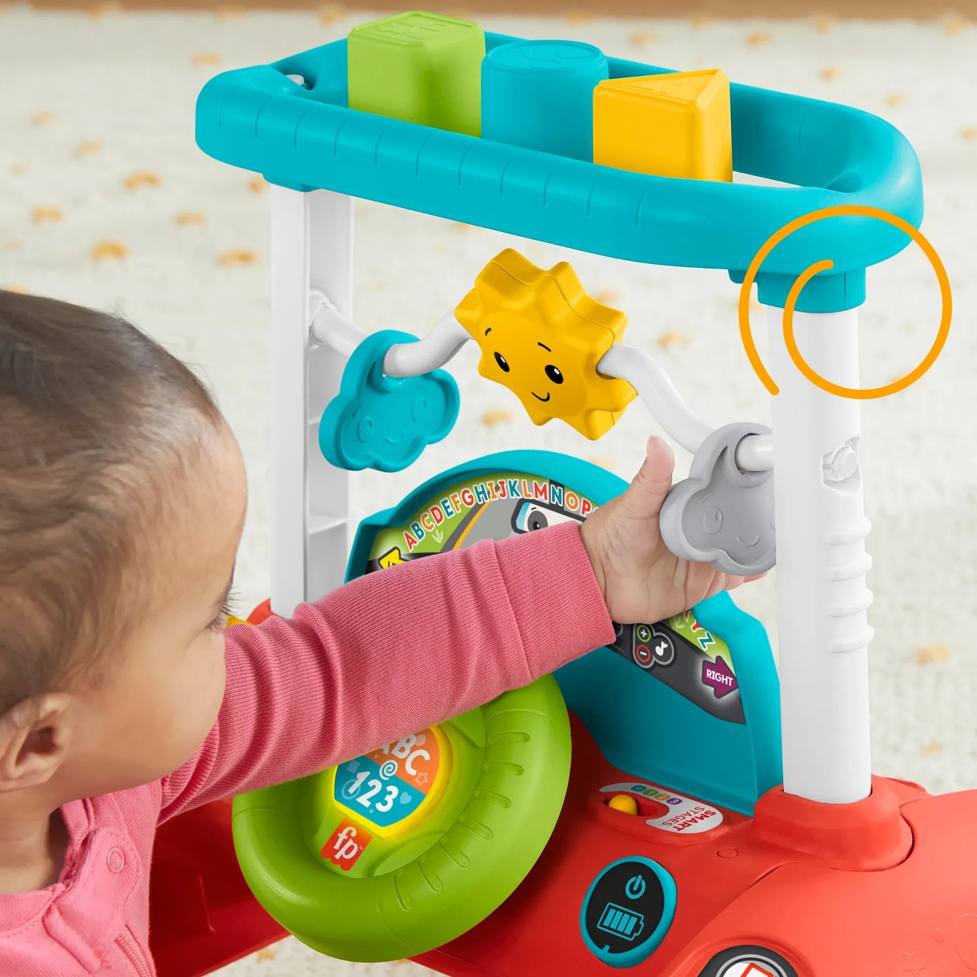 Fisher-Price 2-Sided Steady Speed Baby Walker