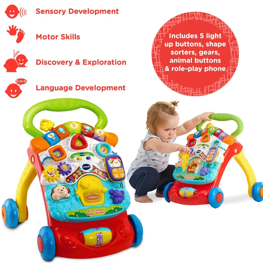 VTech Red First Steps Walker for Babies